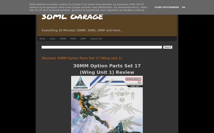 Screenshot di 30mlgarage.com
