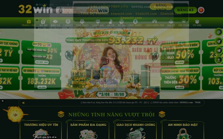 Screenshot von 32win03.com