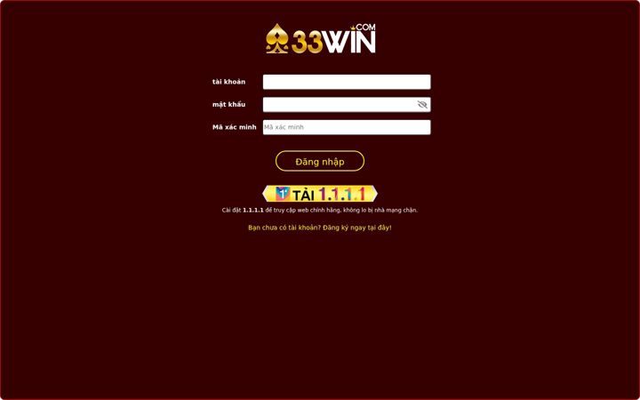 Screenshot of 33win39.com