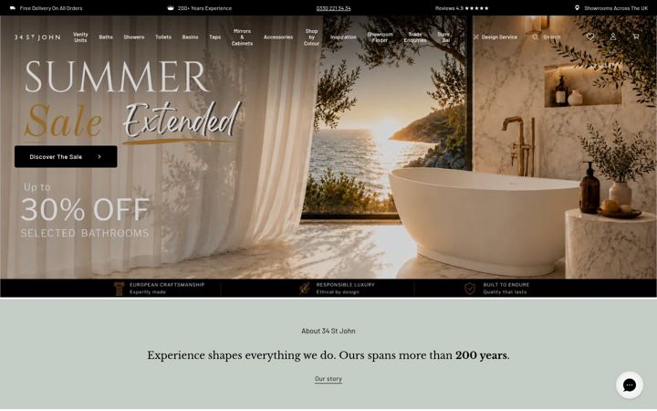 Screenshot of 34stjohn.com
