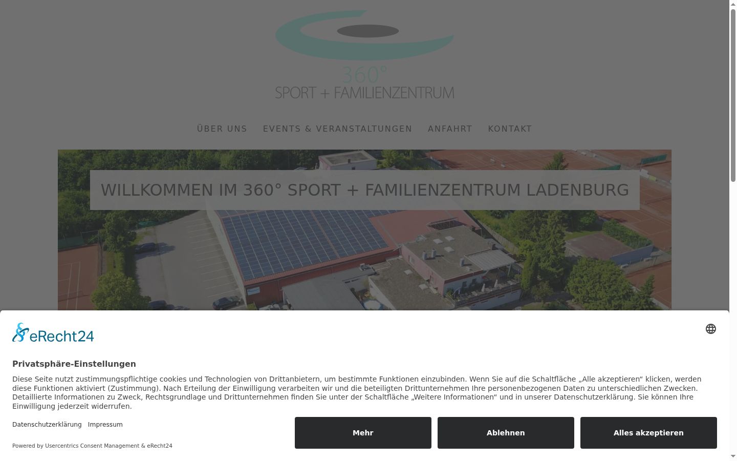 Sutikimo reklamjuostės, rodytos prieš bet kokią sąveiką, ekrano kopija