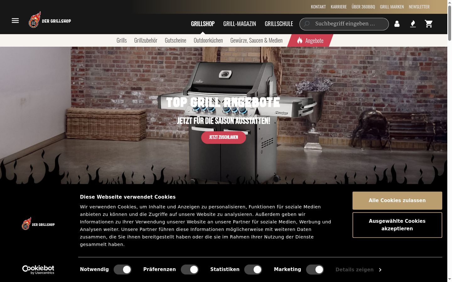 Screenshot tal-banner tal-kunsens muri qabel kwalunkwe interazzjoni