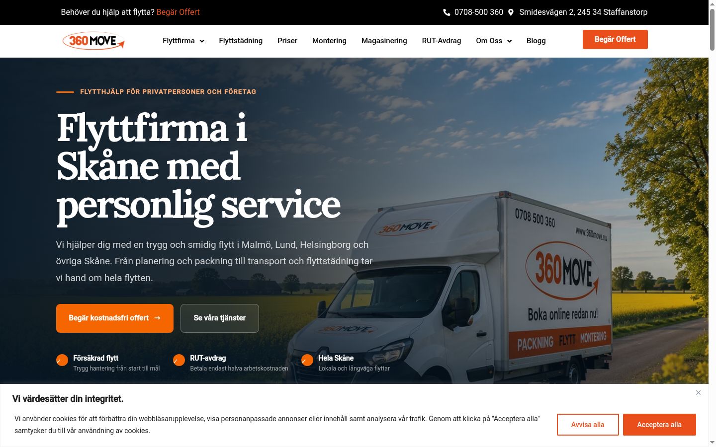 Zrzut ekranu banera zgody wyświetlanego przed jakąkolwiek interakcją
