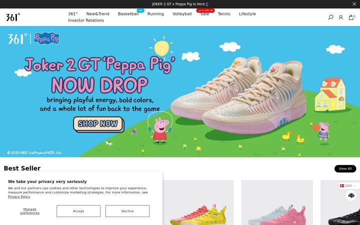 Screenshot of 361sport.com