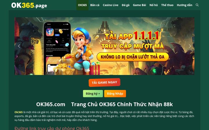 Screenshot of 365ok.cloud