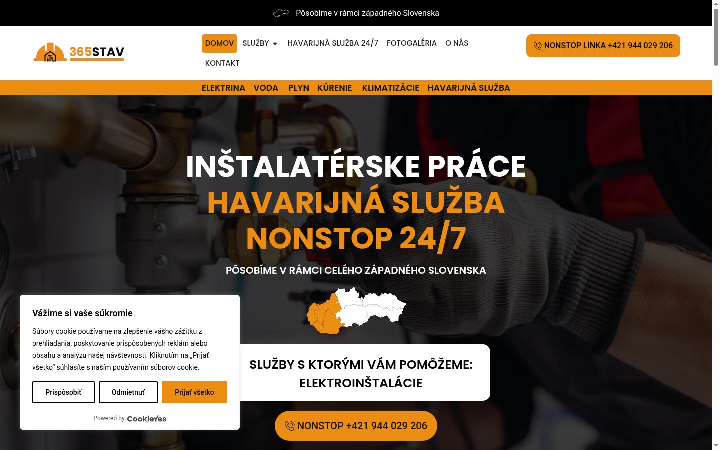 Ekraanipilt nõusolekubännerist, mida näidati enne mis tahes suhtlust