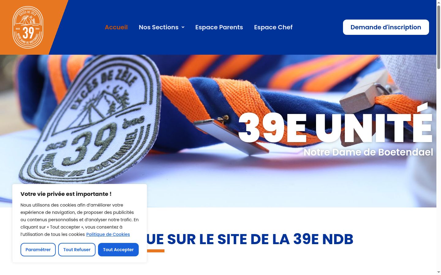 Sutikimo reklamjuostės, rodytos prieš bet kokią sąveiką, ekrano kopija