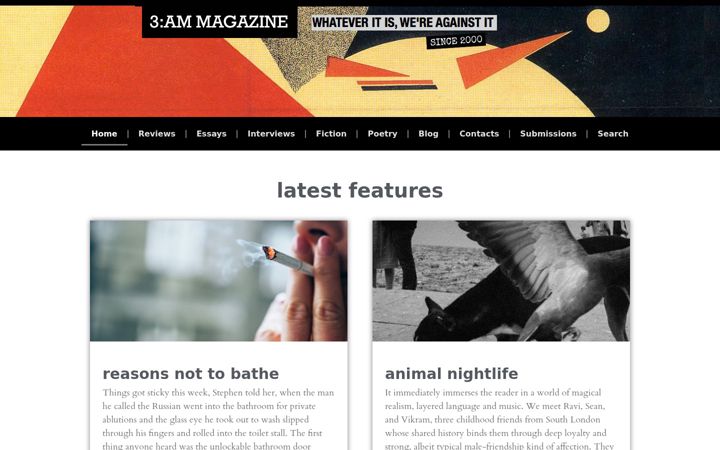 Képernyőkép: 3ammagazine.com