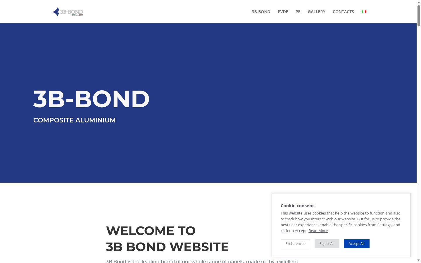 Screenshot tal-banner tal-kunsens muri qabel kwalunkwe interazzjoni