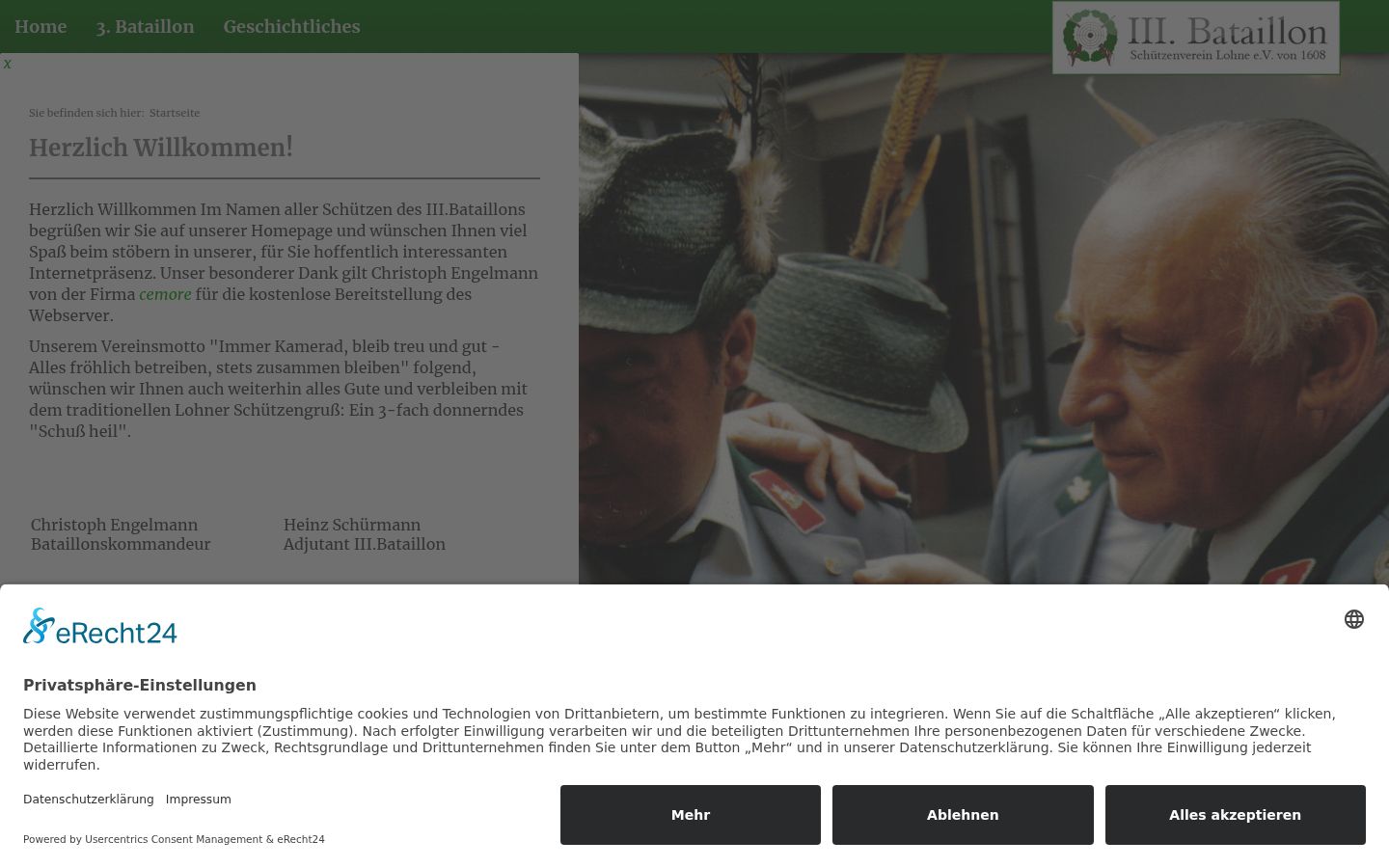 Screenshot tal-banner tal-kunsens muri qabel kwalunkwe interazzjoni
