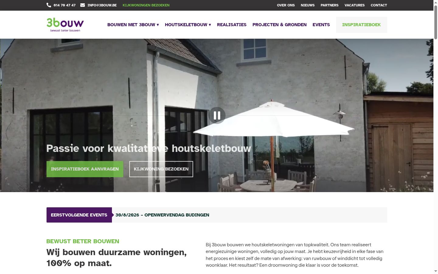 Screenshot des Einwilligungsbanners vor jeglicher Interaktion