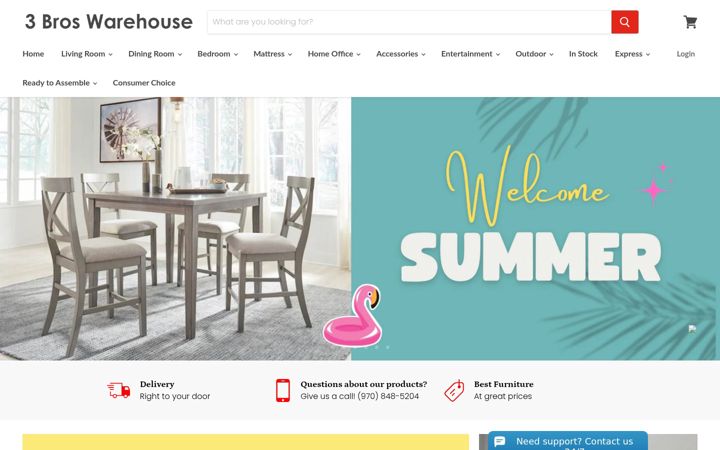 Screenshot of 3broswarehouse.com