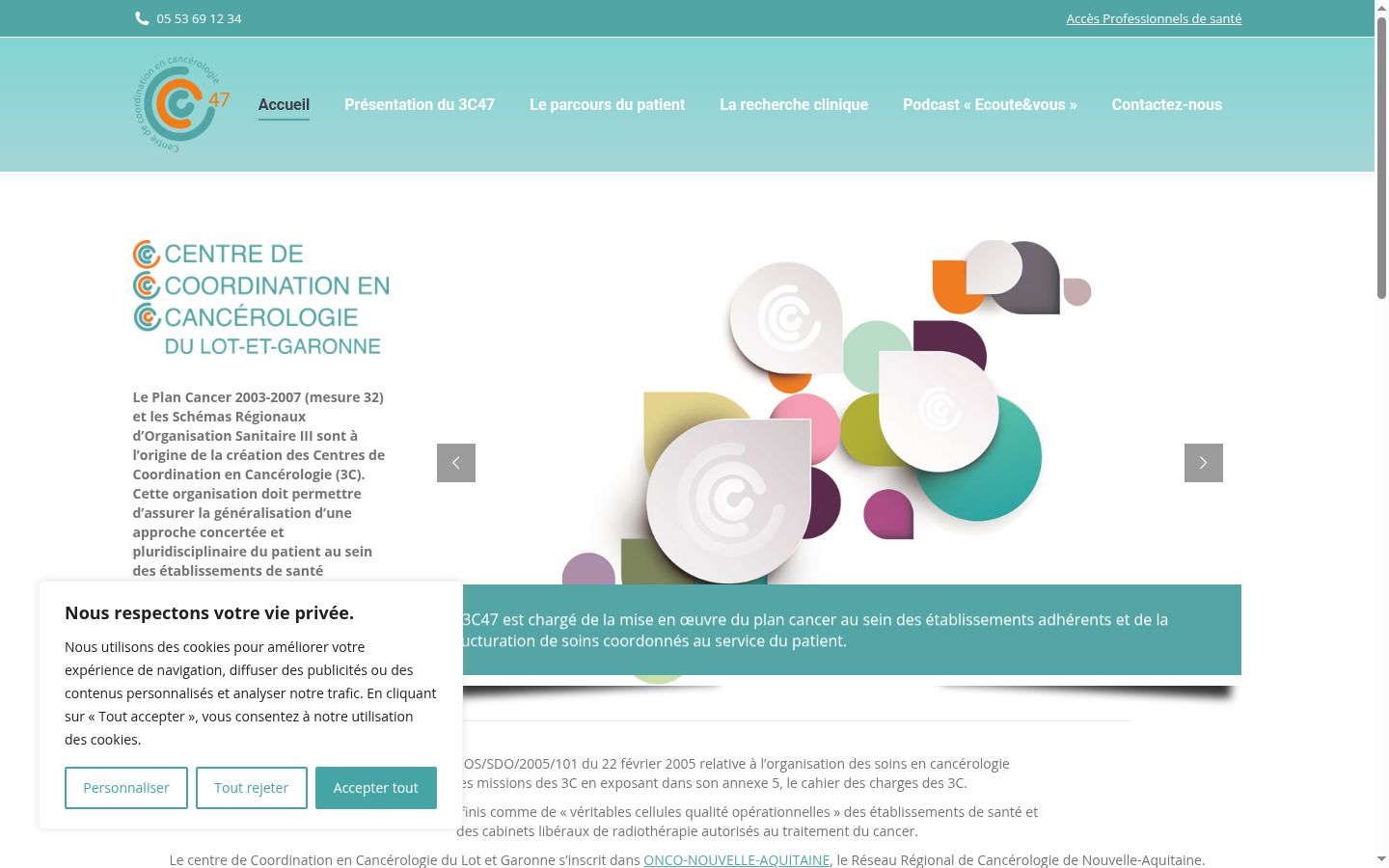 Screenshot tal-banner tal-kunsens muri qabel kwalunkwe interazzjoni
