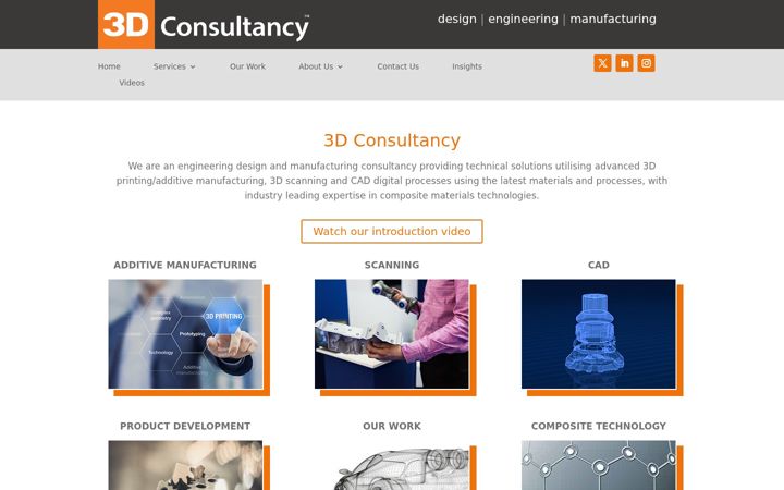 Snimka zaslona za 3d-consultancy.com