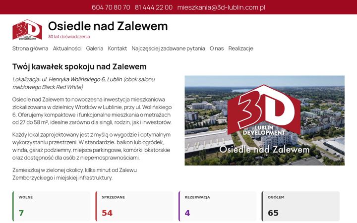 Screenshot of 3d-nadzalewem.pl