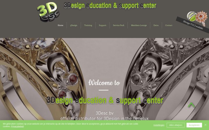 Screenshot of 3desc.be