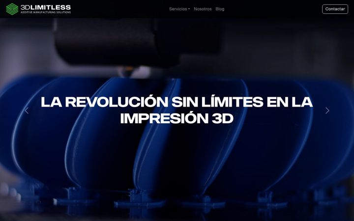 Captură de ecran a 3dlimitless.com