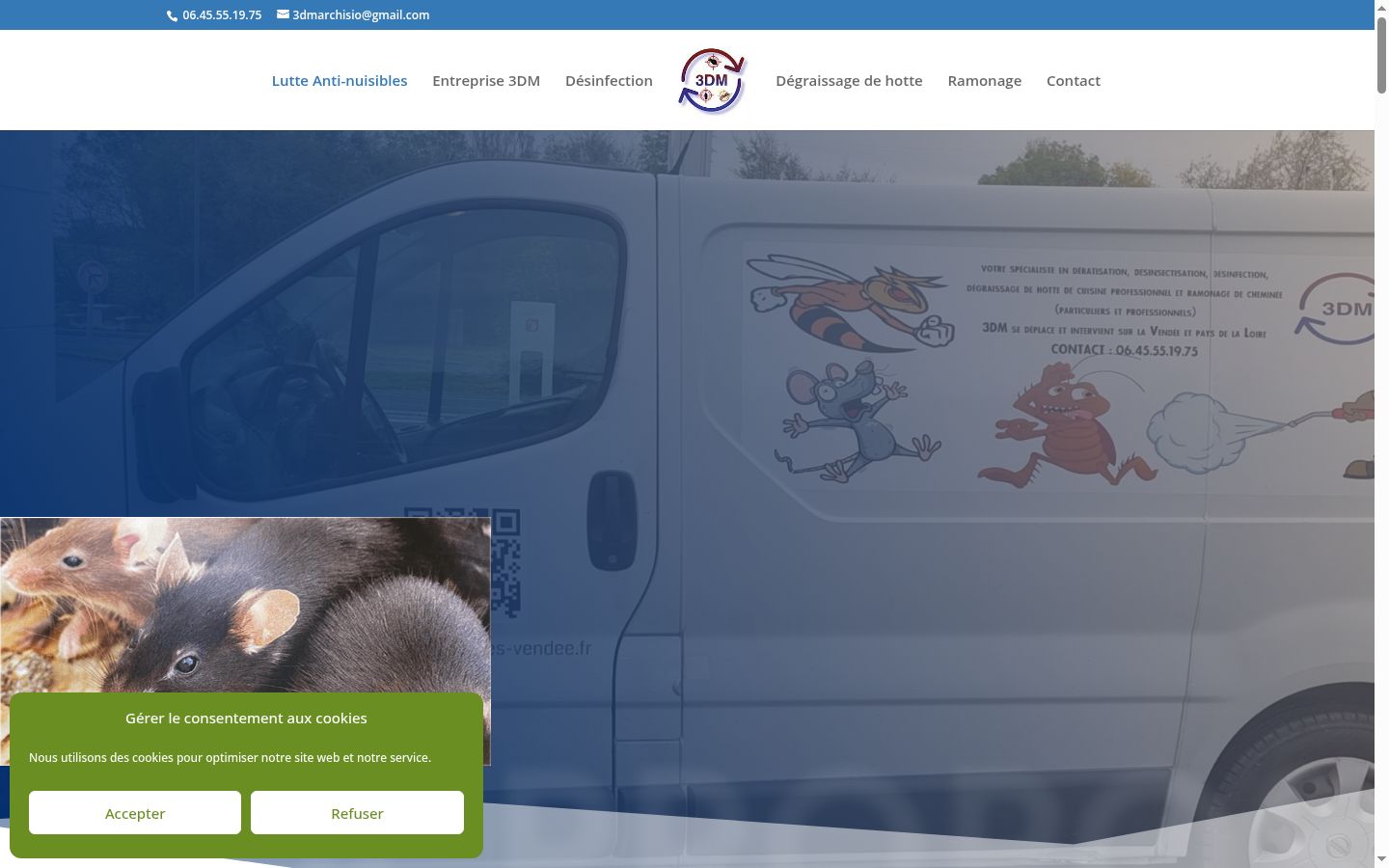 Screenshot des Einwilligungsbanners vor jeglicher Interaktion