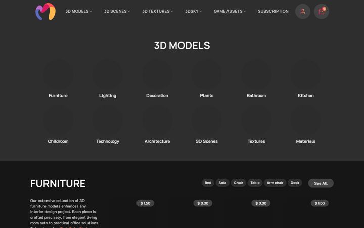 Screenshot of 3dmaxter.com