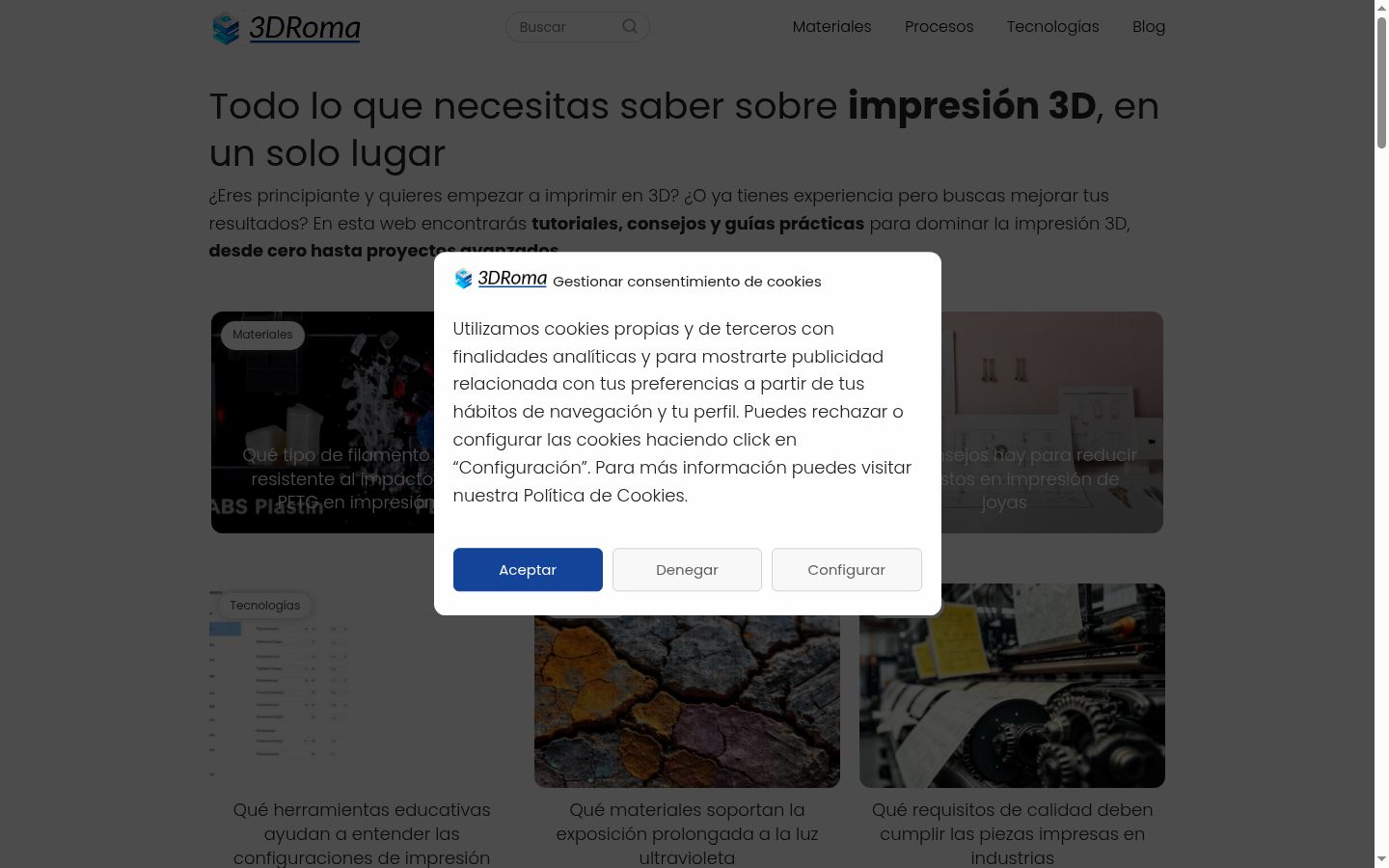 Screenshot tal-banner tal-kunsens muri qabel kwalunkwe interazzjoni