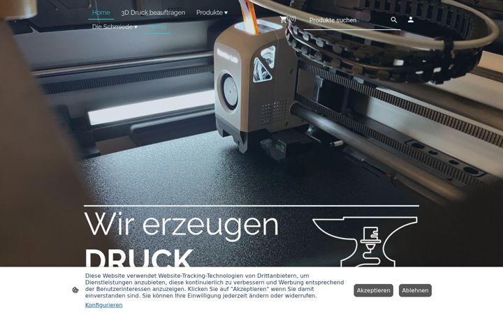 Screenshot ta' 3druckschmiede.de