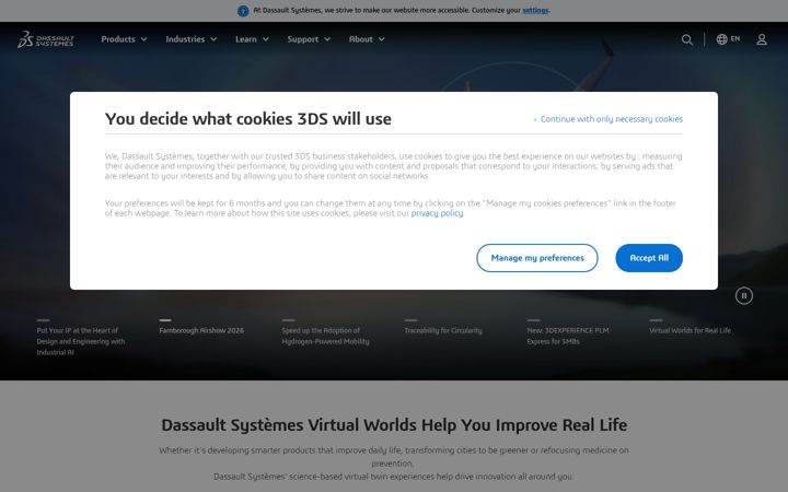 Screenshot di 3ds.com