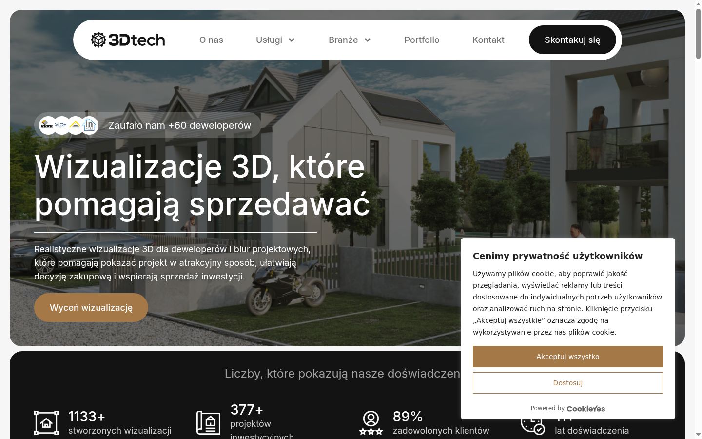 Sutikimo reklamjuostės, rodytos prieš bet kokią sąveiką, ekrano kopija