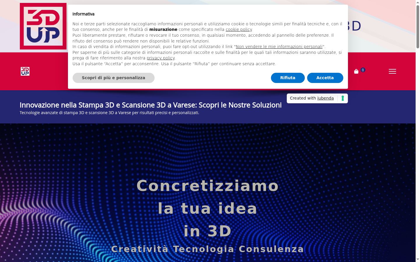 Captură de ecran a bannerului de consimțământ afișat înainte de orice interacțiune