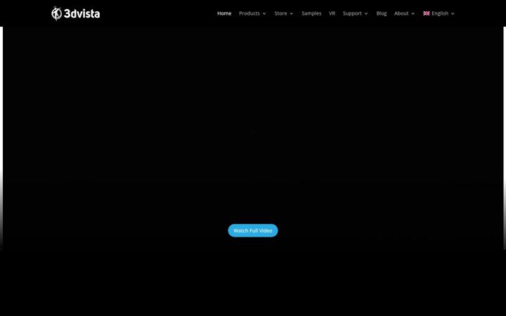 Screenshot of 3dvista.com