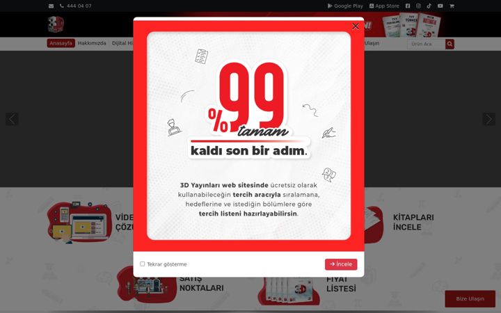 Screenshot of 3dyayinlari.com
