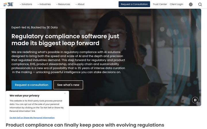 Screenshot of 3eco.com