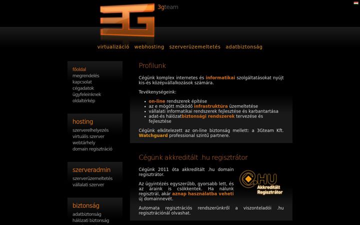 Screenshot di 3gteam.hu
