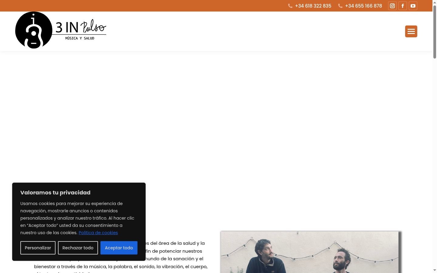 Screenshot des Einwilligungsbanners vor jeglicher Interaktion