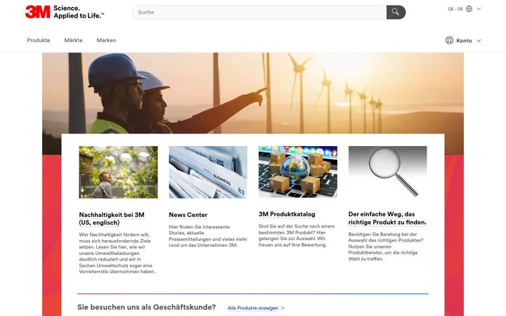 Screenshot of 3mdeutschland.de