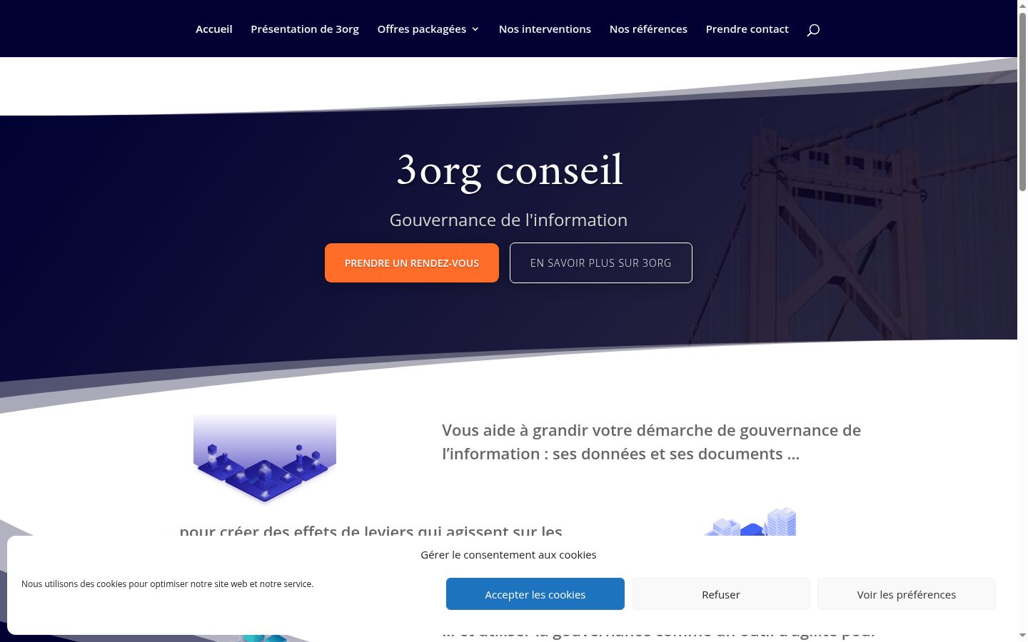 Screenshot van de toestemmingsbanner zoals getoond vóór enige interactie