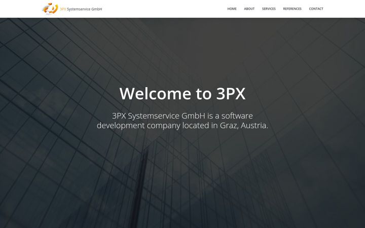 Screenshot of 3px.com