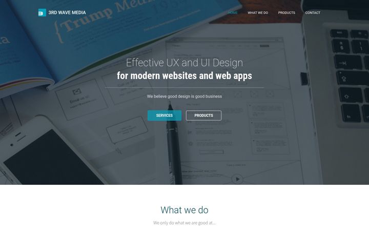 Screenshot of 3rdwavemedia.com