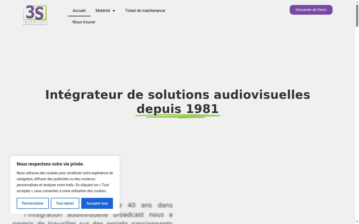 Screenshot tal-banner tal-kunsens muri qabel kwalunkwe interazzjoni