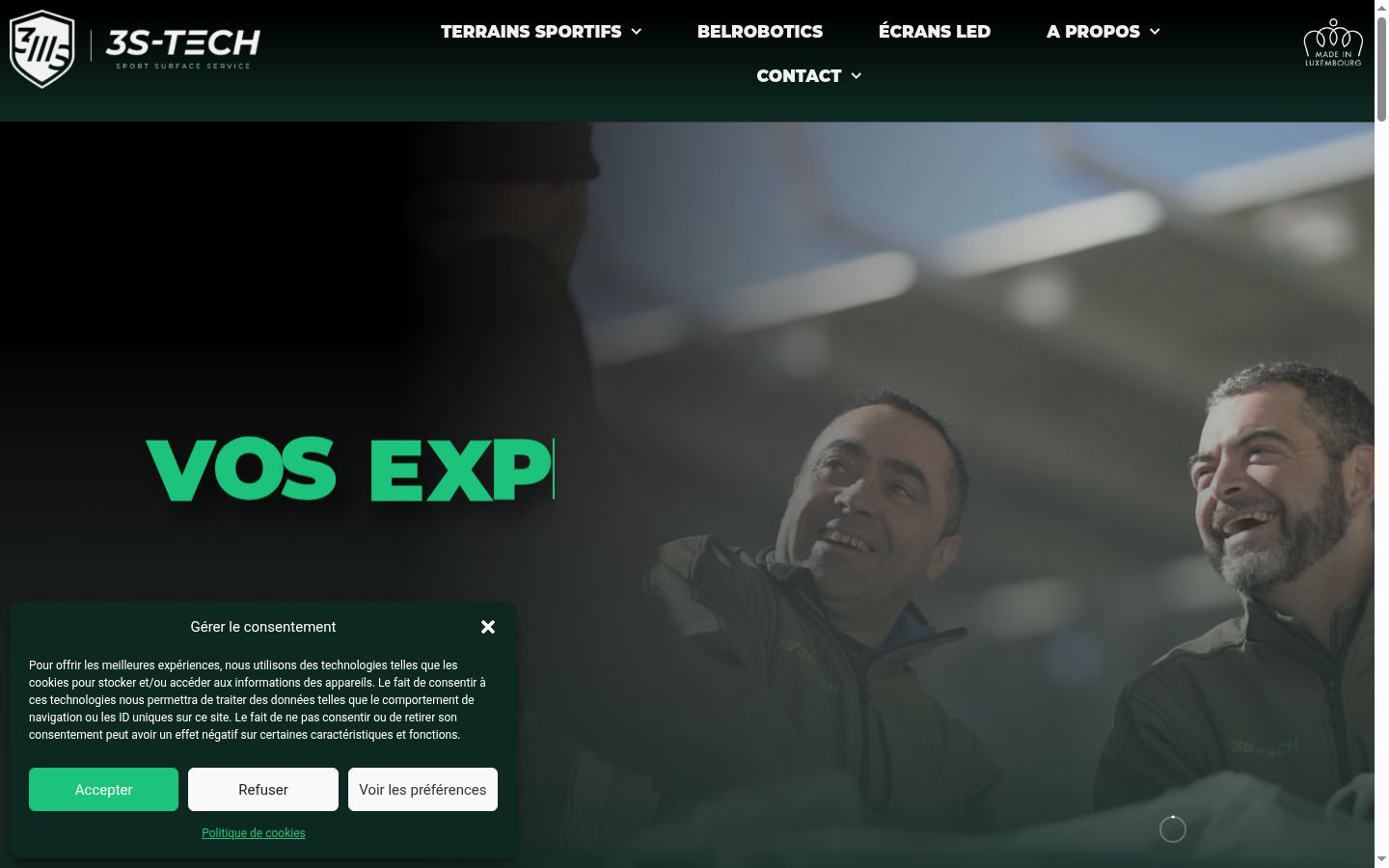 Sutikimo reklamjuostės, rodytos prieš bet kokią sąveiką, ekrano kopija