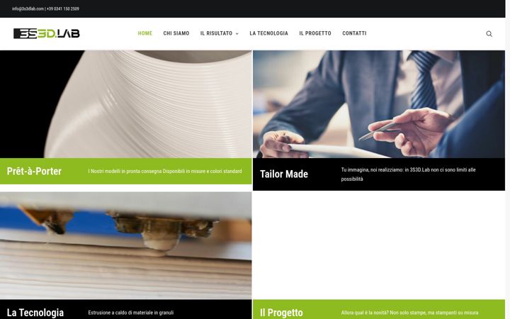Screenshot of 3s3dlab.it