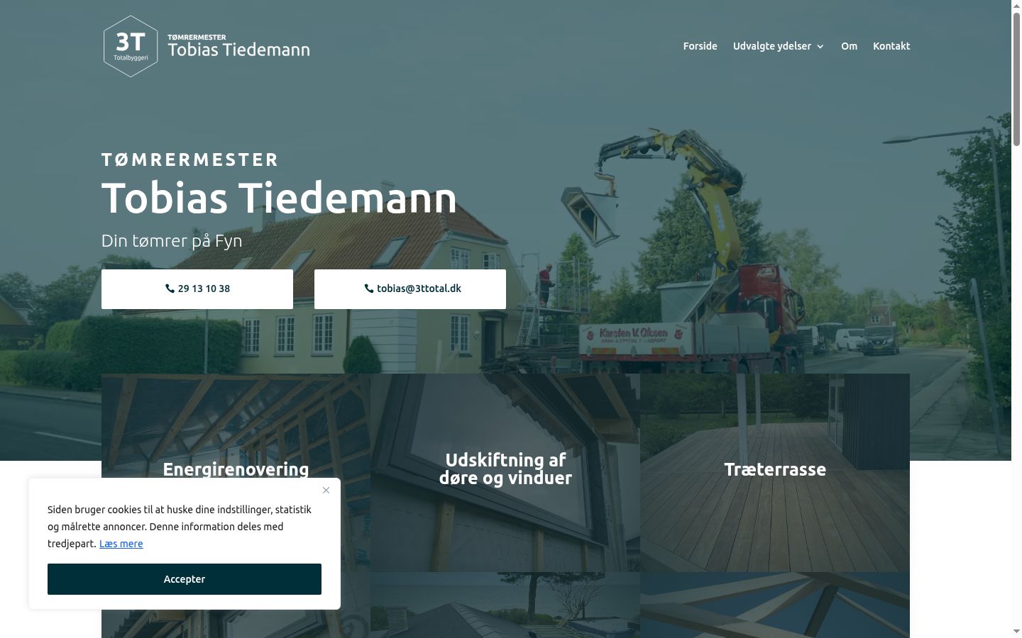 Screenshot van de toestemmingsbanner zoals getoond vóór enige interactie