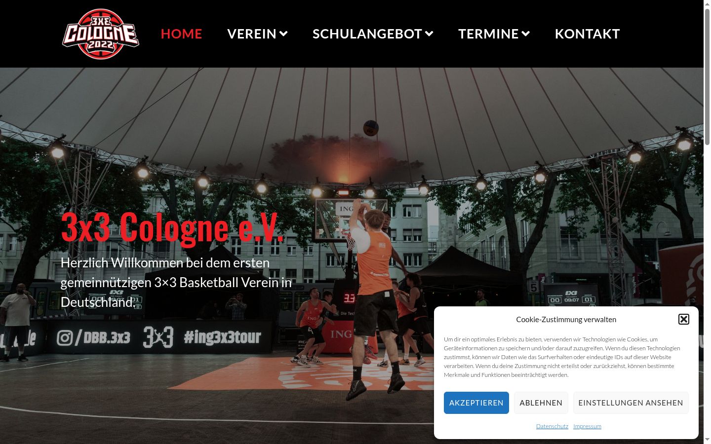 Sutikimo reklamjuostės, rodytos prieš bet kokią sąveiką, ekrano kopija
