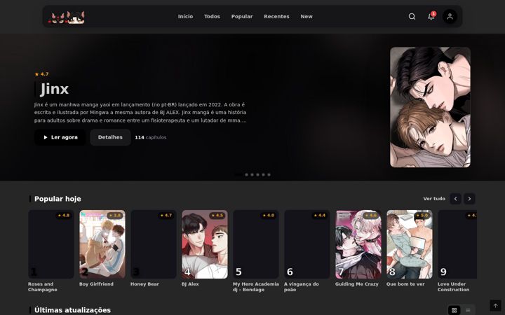 Screenshot of 3xyaoi.net