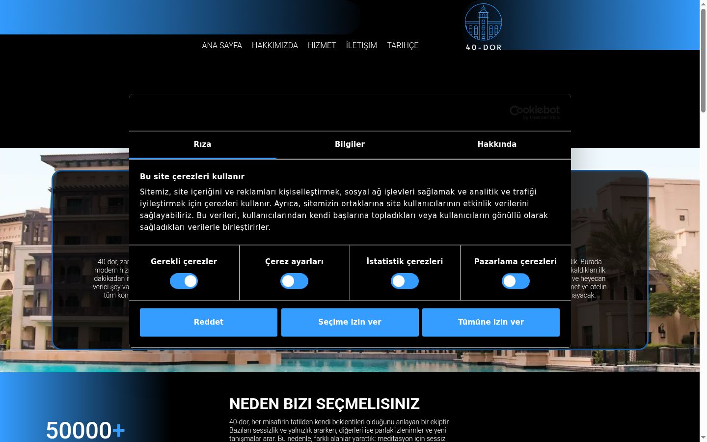Screenshot tal-banner tal-kunsens muri qabel kwalunkwe interazzjoni