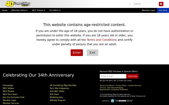 Ekrano kopija 40somethingmag.com