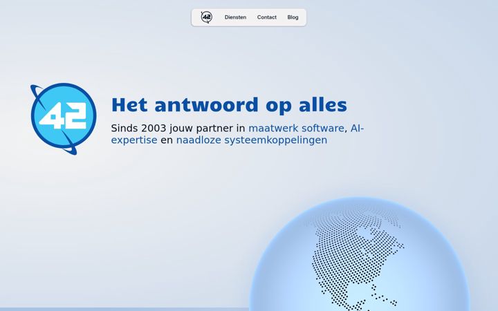 Screenshot of 42.nl