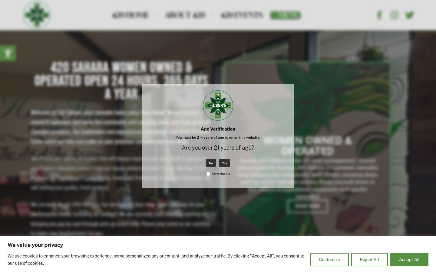 Screenshot tal-banner tal-kunsens muri qabel kwalunkwe interazzjoni