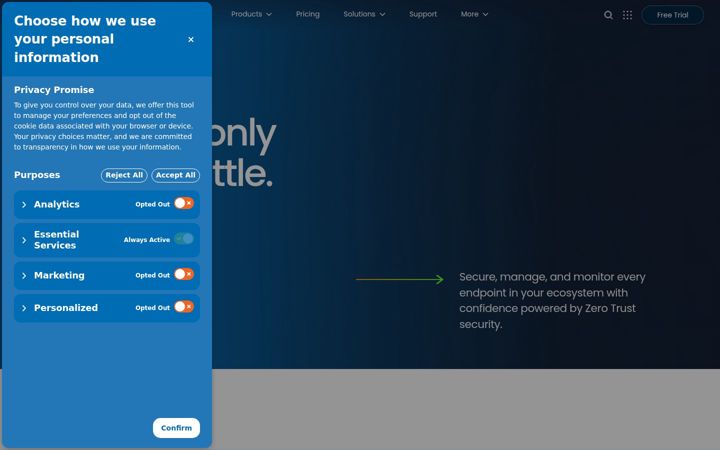 Screenshot van 42gears.com