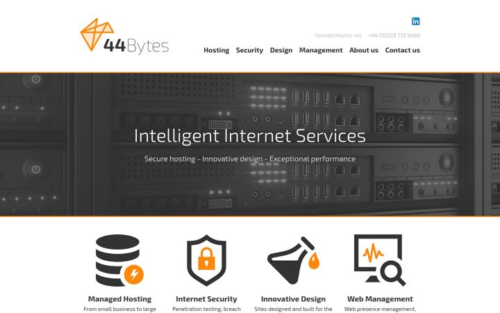 Screenshot of 44bytes.net