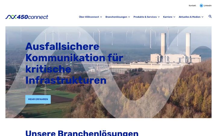 Screenshot of 450connect.de